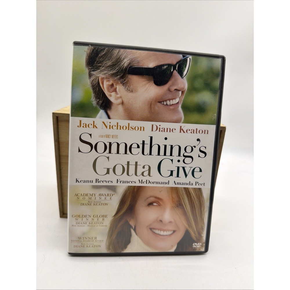 Something's Gotta Give DVD Jack Nicholson Diane Keaton Keanu Reeves Nancy Meyers